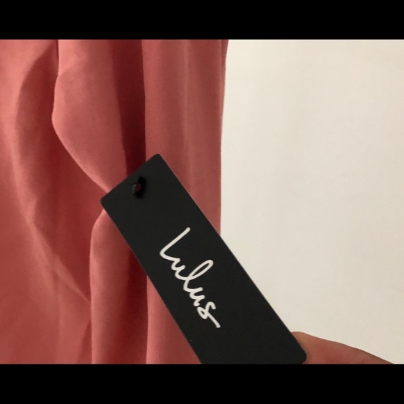 LuLu’s tie front button down long sleeve top - Picture 2 of 4